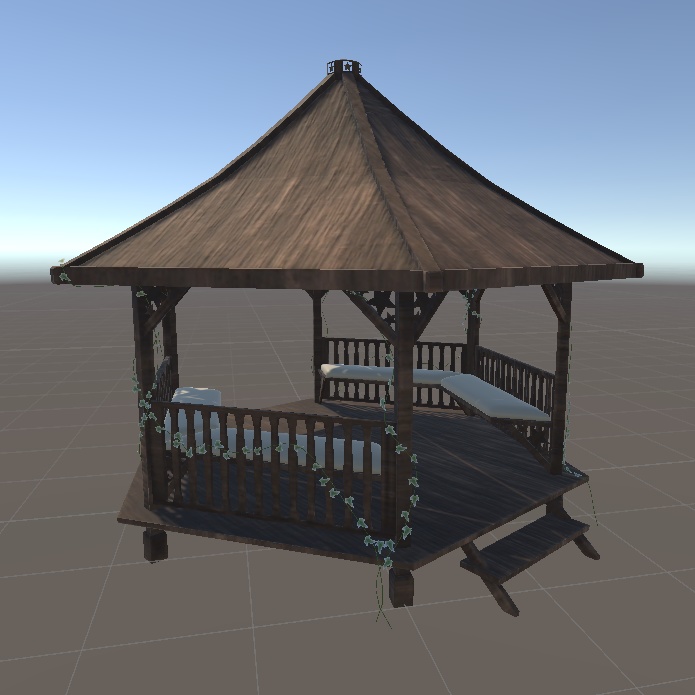 3Dモデル ガゼボ(Gazebo)