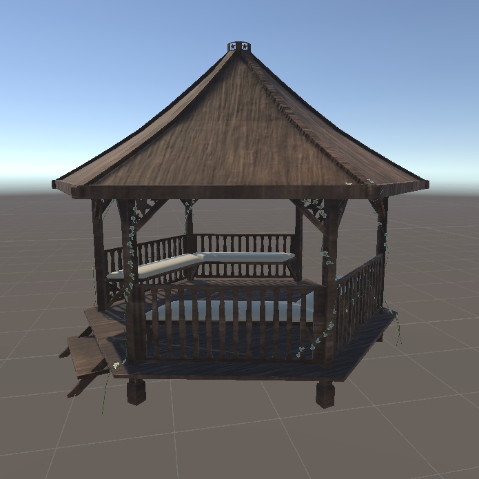3Dモデル ガゼボ(Gazebo)