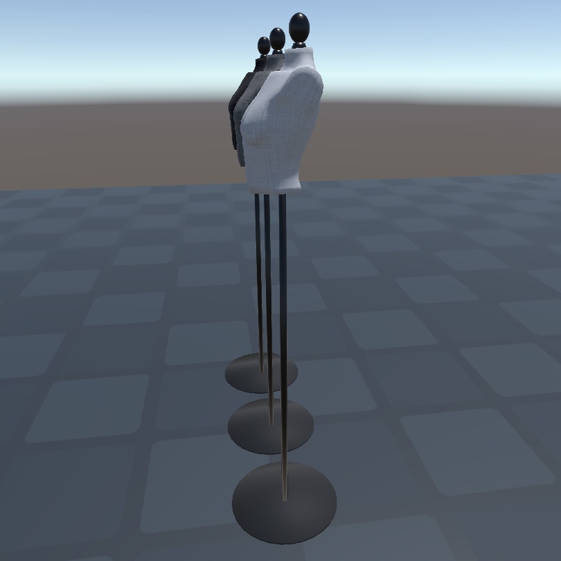 3Dモデル トルソー(Torso)3色セット