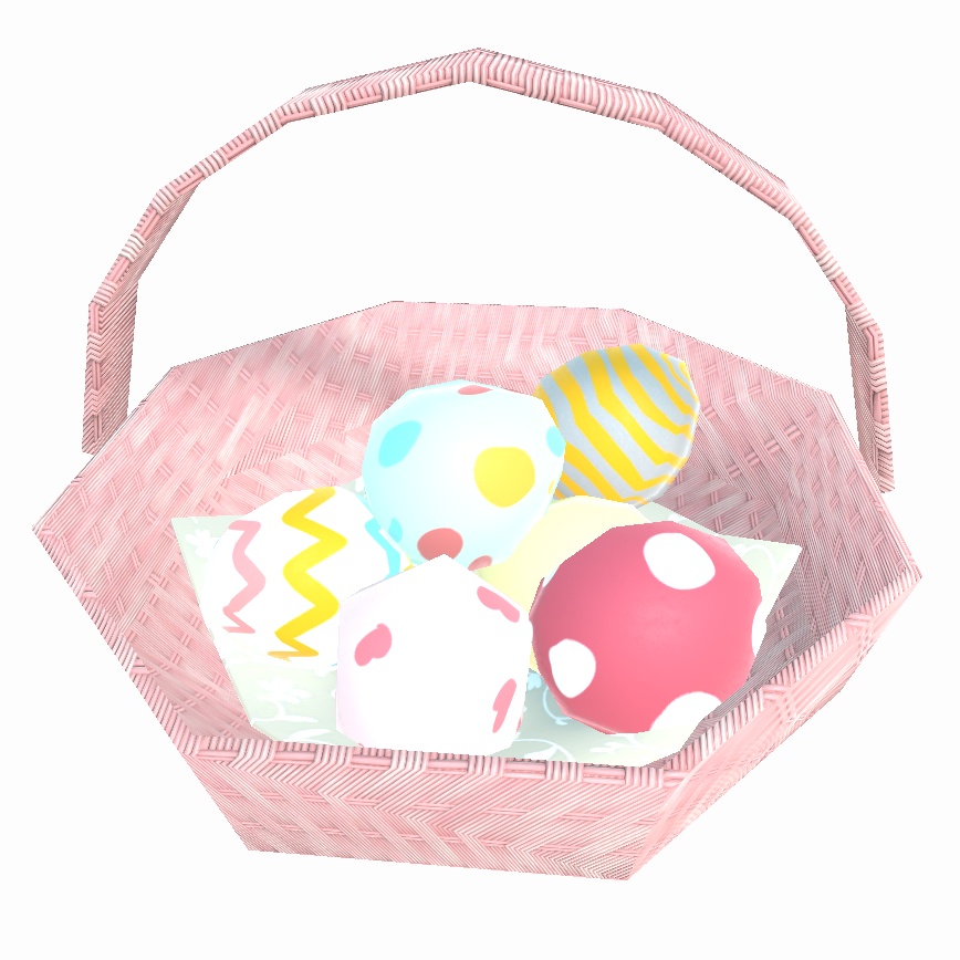 3Dモデル イースターエッグ(Easter egg)