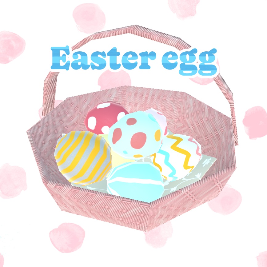 3Dモデル イースターエッグ（Easter egg）
