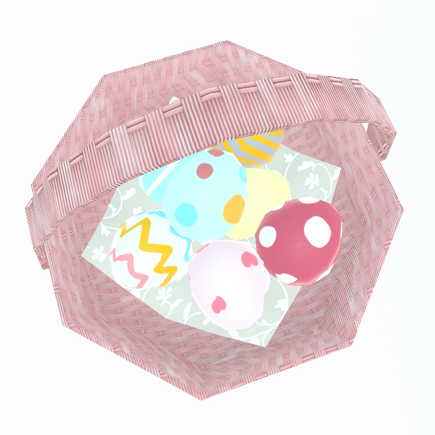 3Dモデル イースターエッグ(Easter egg)