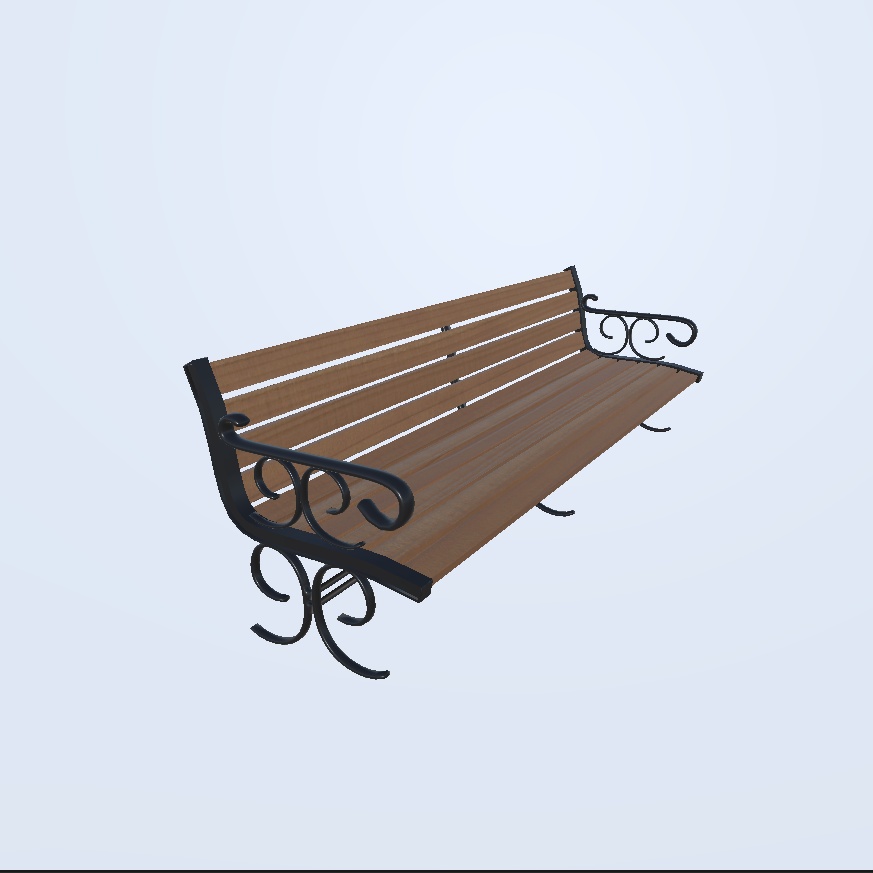 3Dモデル ベンチ(Bench)