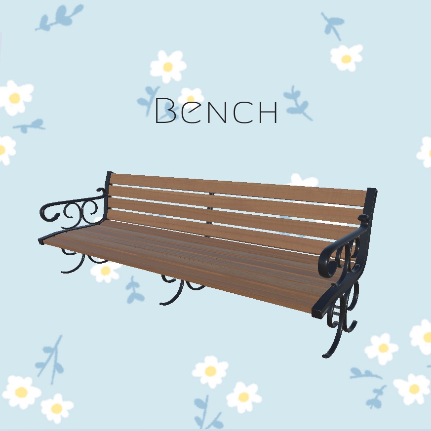 3Dモデル ベンチ(Bench)