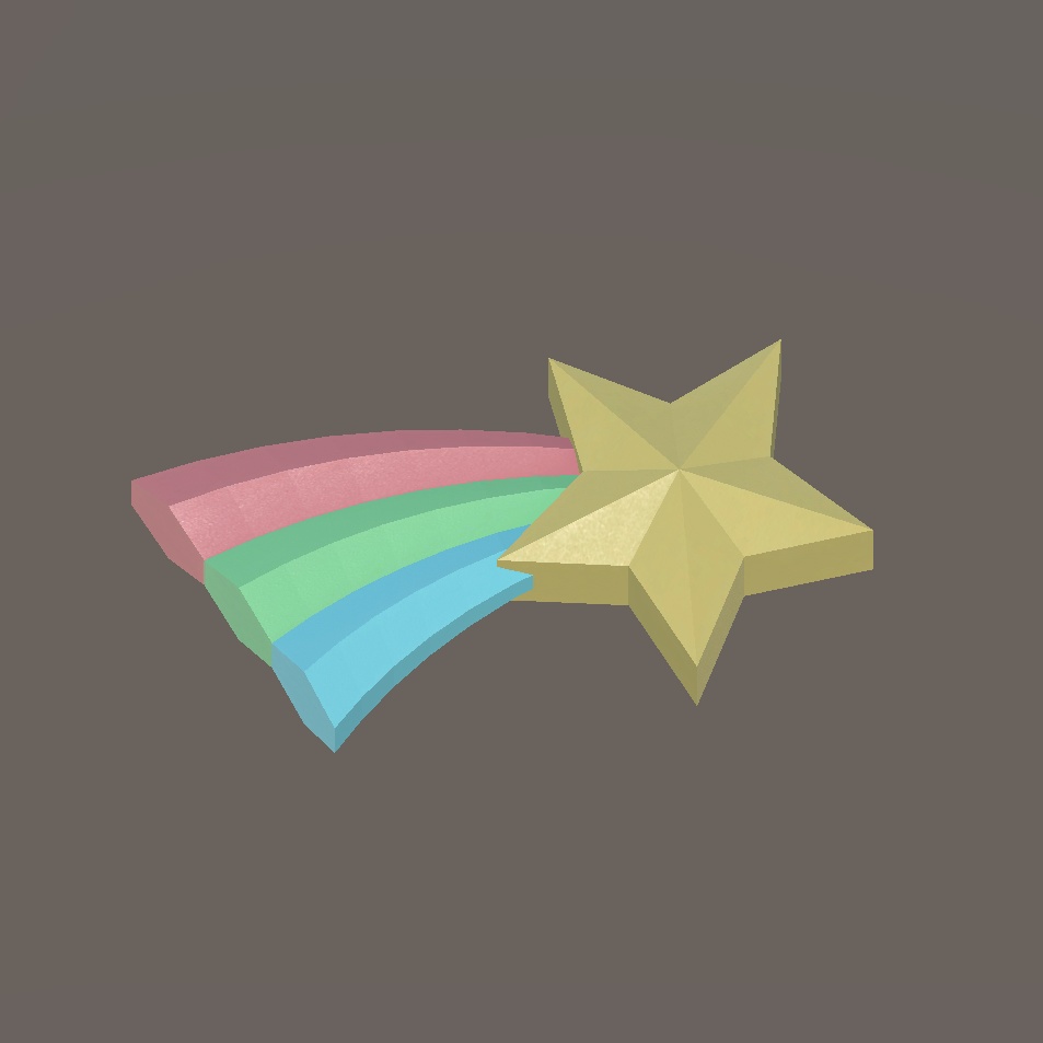 3Dモデル お星さま家具セット