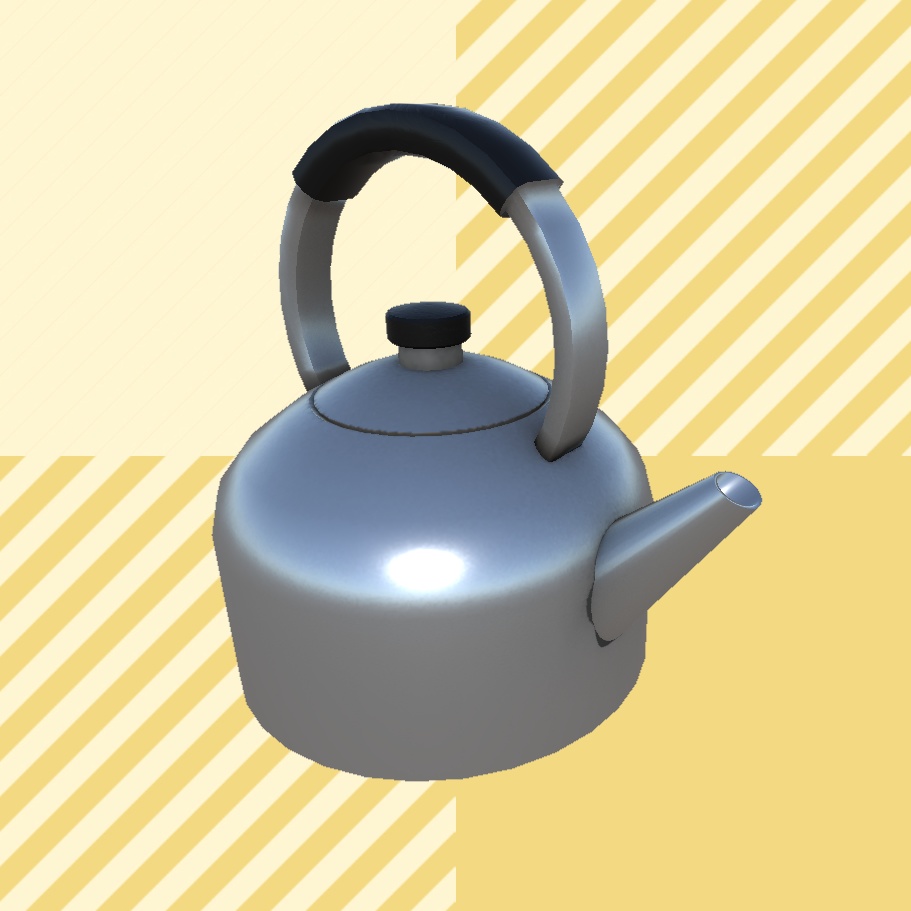 3Dモデル やかん(Kettle)