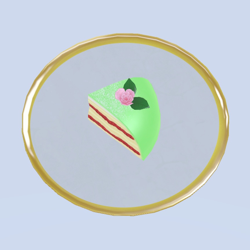 3Dモデル Prinsesstårta(プリンセスケーキ)