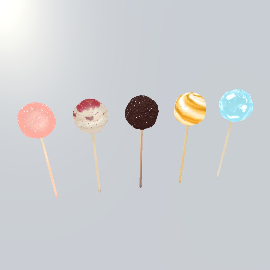 3Dモデル チョコポップ