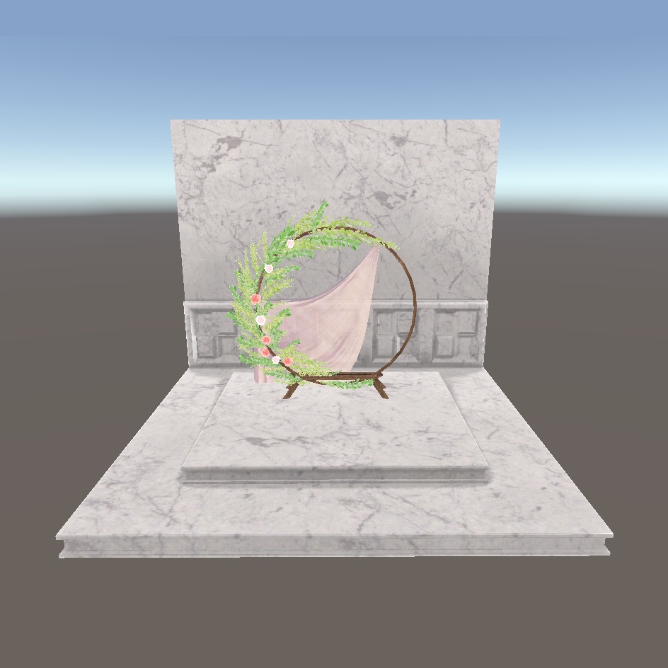 3Dモデル フラワーアーチ(Flower Arch)