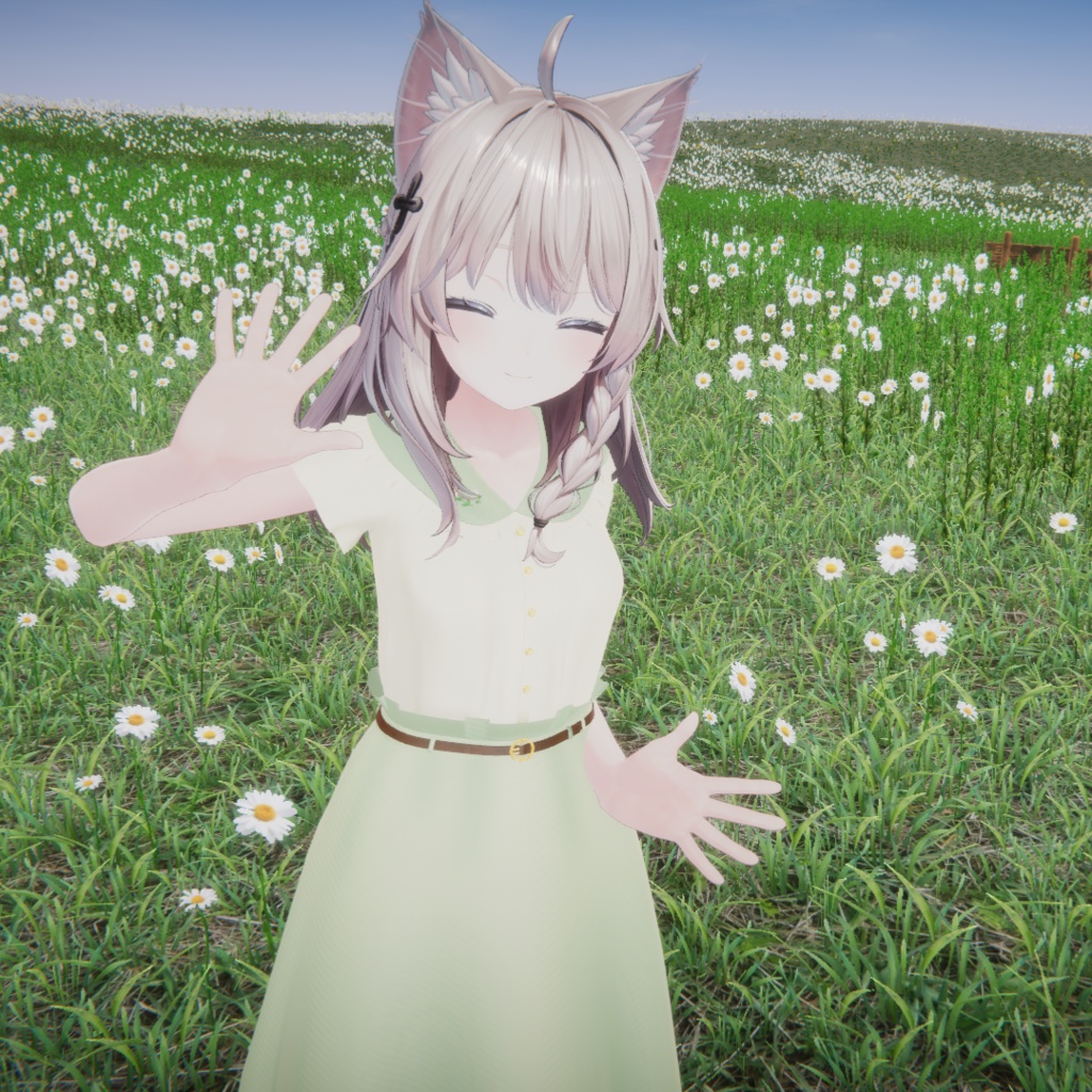 しなのちゃん想定 「Sweet Blossom」ブラウス&スカート&ブーツ全25種セット