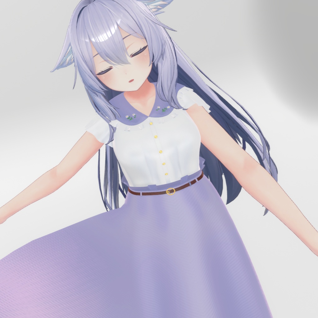 桔梗ちゃん想定 「Sweet Blossom」ブラウス&スカート&ブーツ(24色セット)