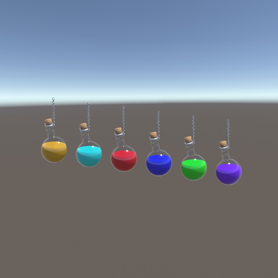 3D小物 「フラスコセット」 unitypackage