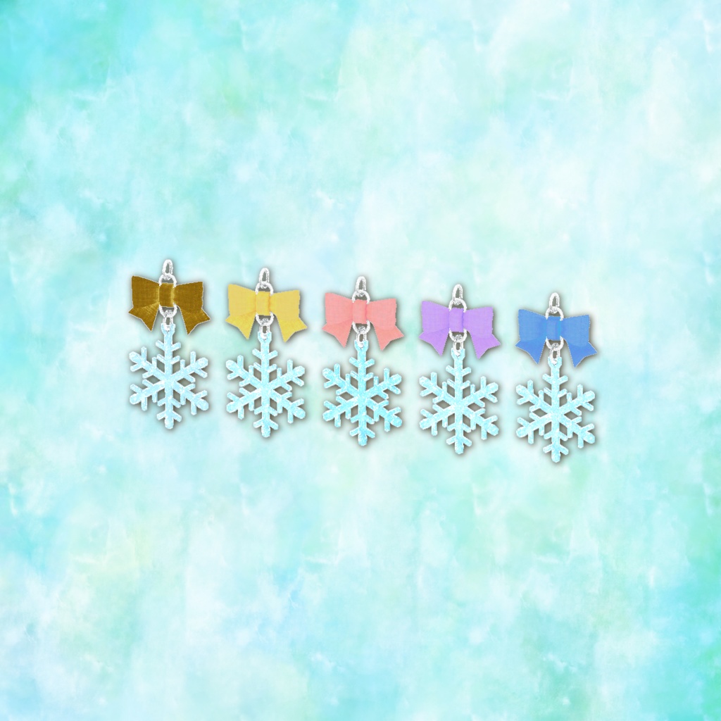 3D小物 「Snowflake Charm」 unitypackage