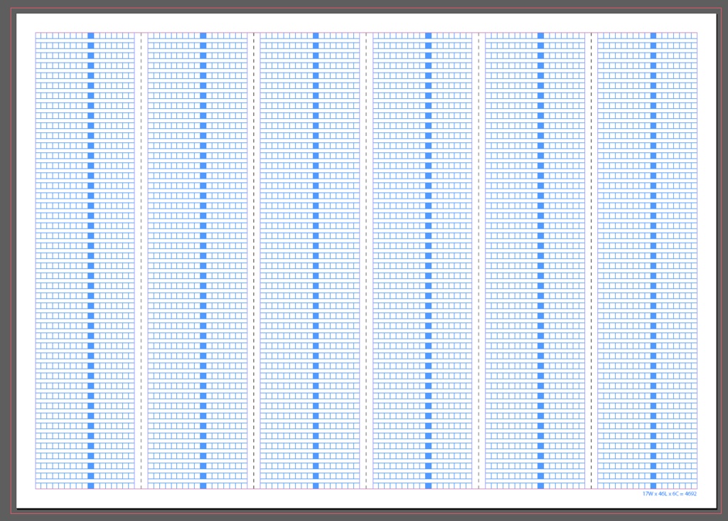 A3横 InDesign組み版テンプレート(演音録 組み版改善データ)