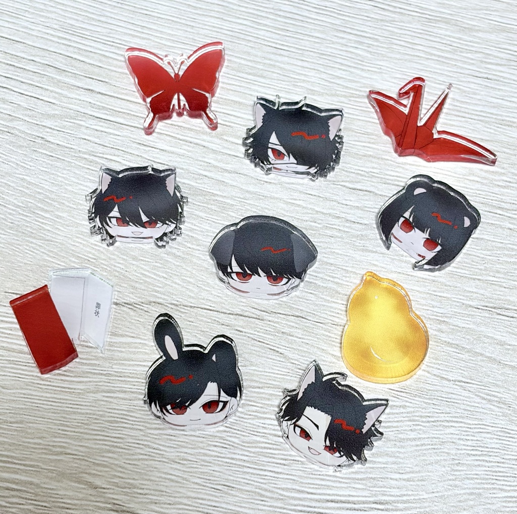 大穢ケモ耳アクリルパーツ（セット）