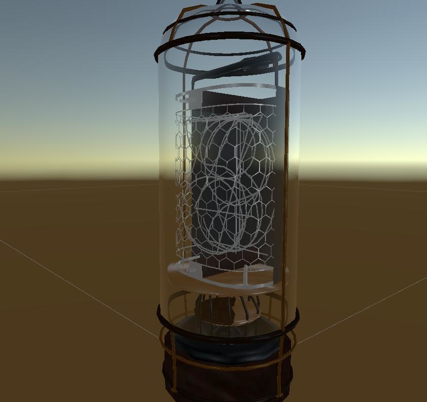 【VRC想定】Shim's Nixie keychain