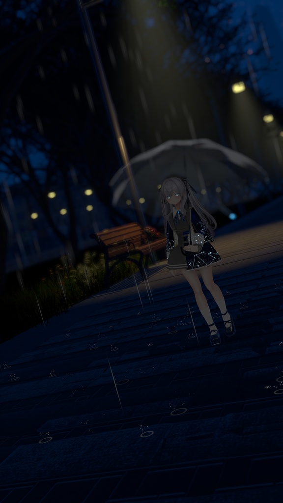 販売記念セール! 6/7まで! どこでも雨を降らせるギミック ☂Rain Location 【VRChat想定】【ModularAvatar対応】