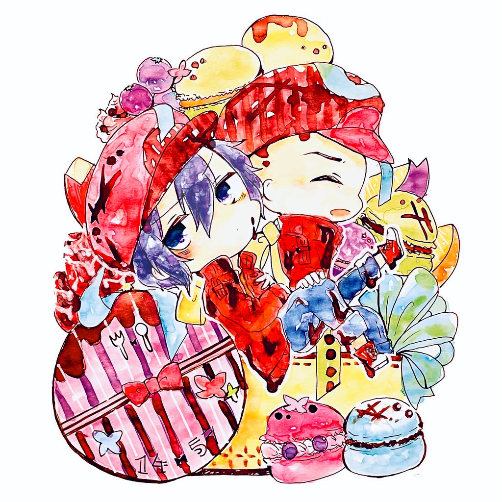 1457アクキー（マカロン）
