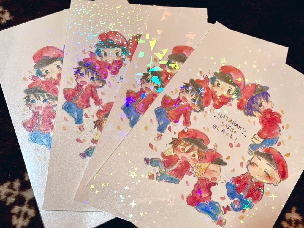 ホロ箔ポストカード