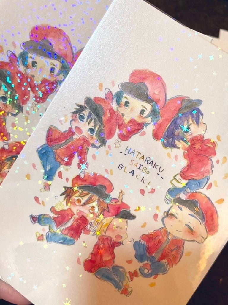 ホロ箔ポストカード