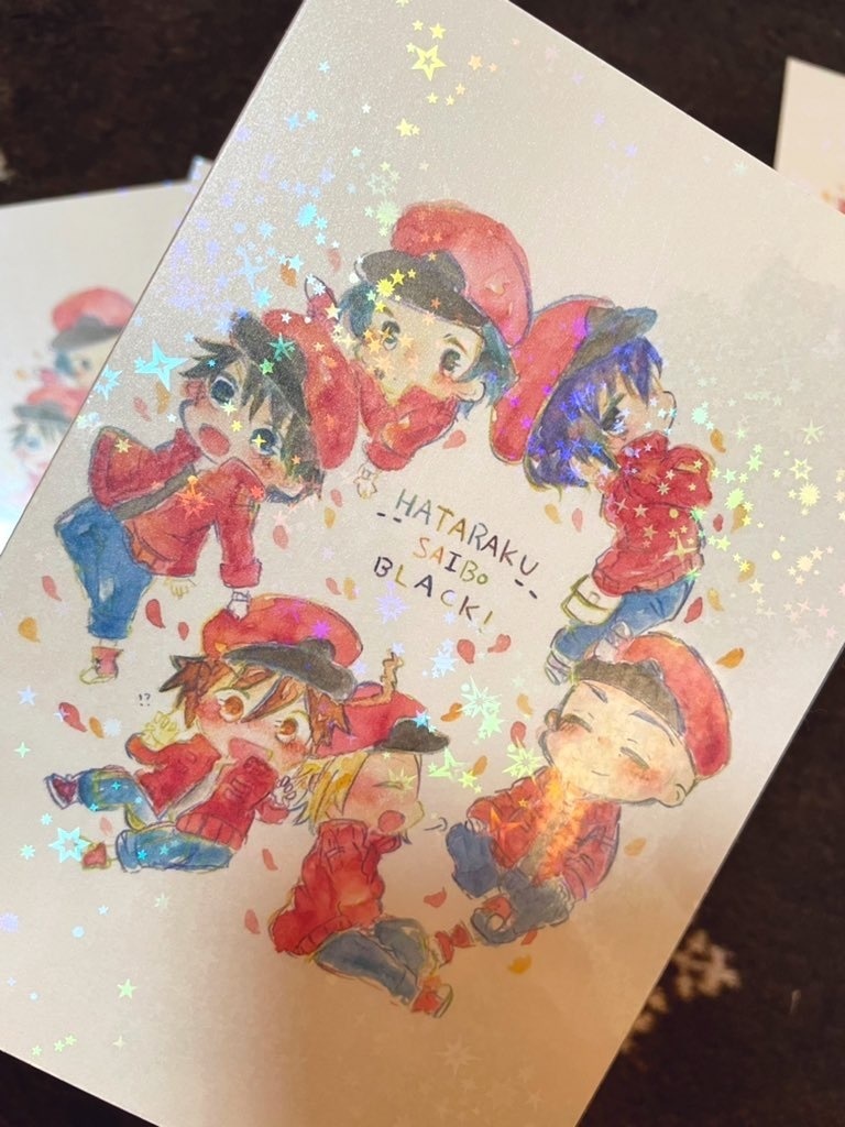 ホロ箔ポストカード