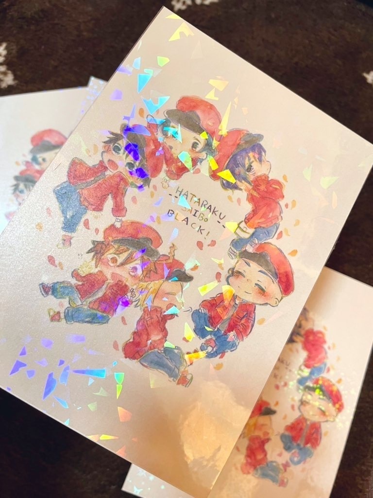 ホロ箔ポストカード