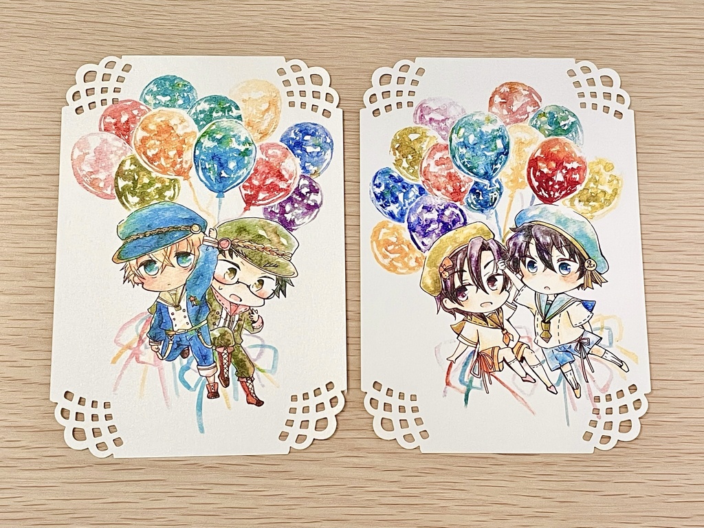 ポストカード(降風/松萩)