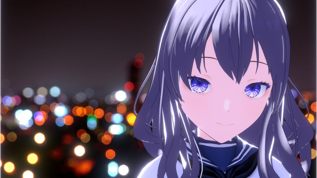 【無料・商用可】宝石のような瞳テクスチャ2セット(細・太)とハイライト