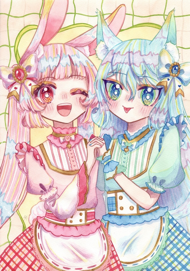 原画(仲良し)
