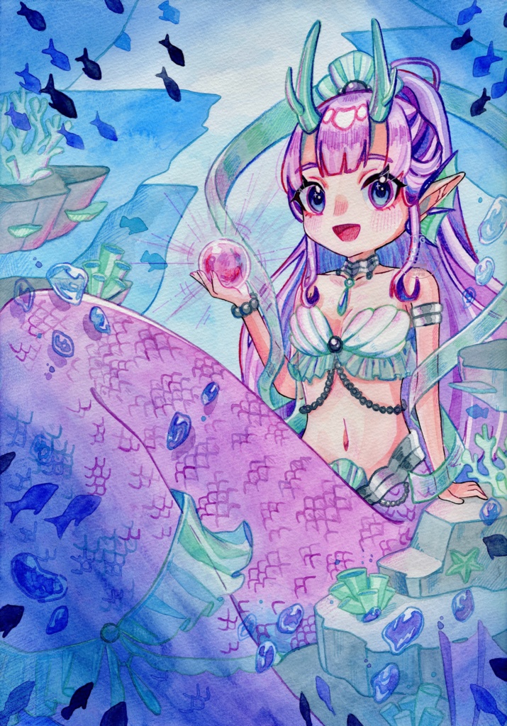 原画(桃色の宝玉)