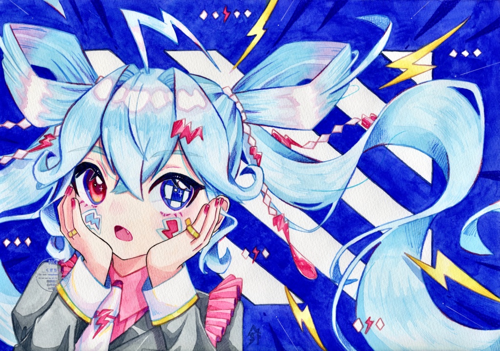 原画(赤の眼差し)