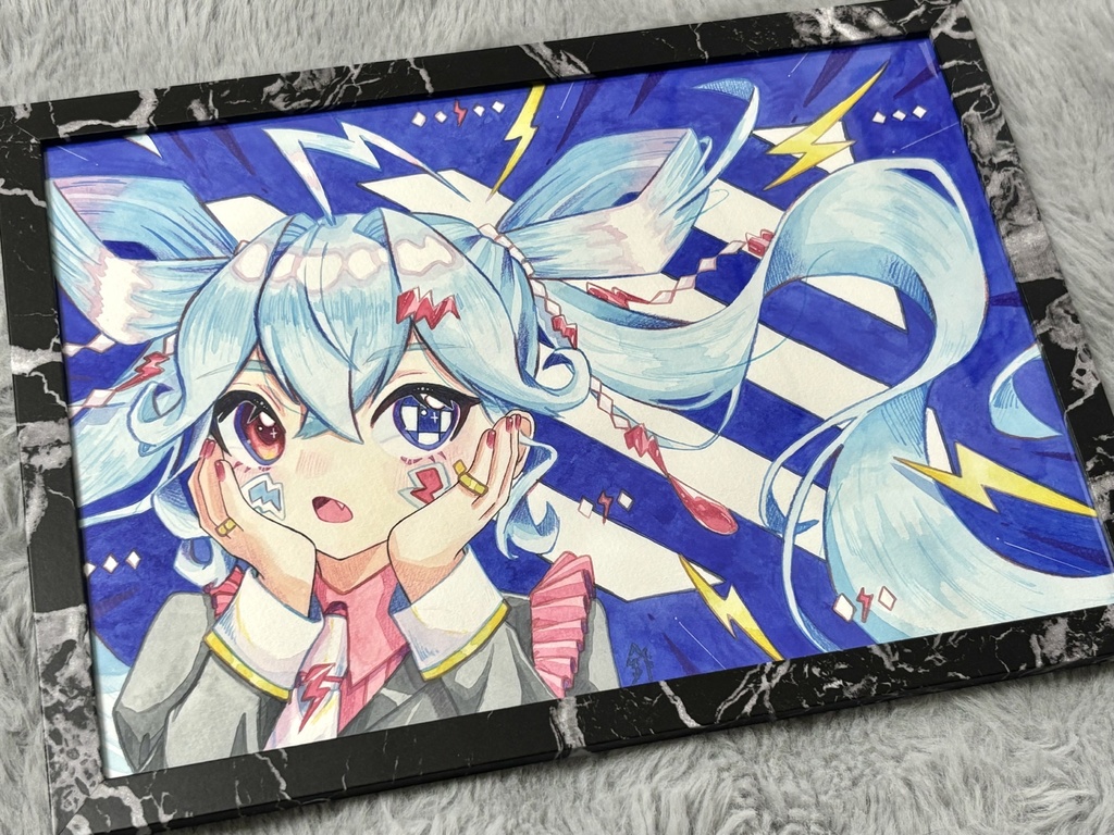 原画(赤の眼差し)