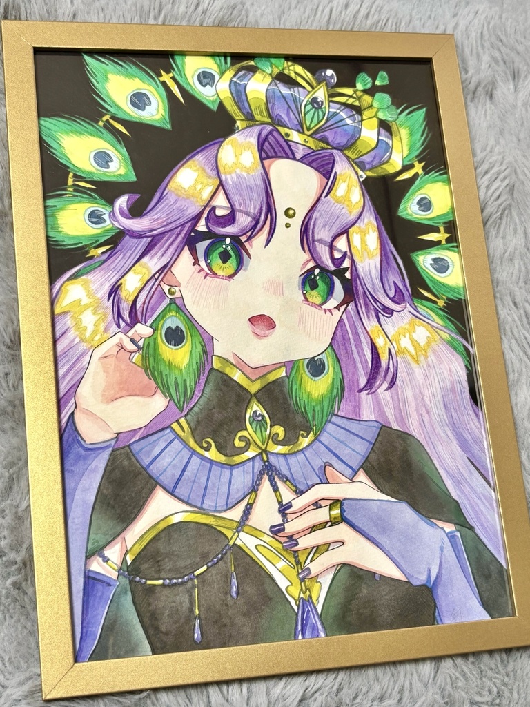 原画(孔雀の女王)