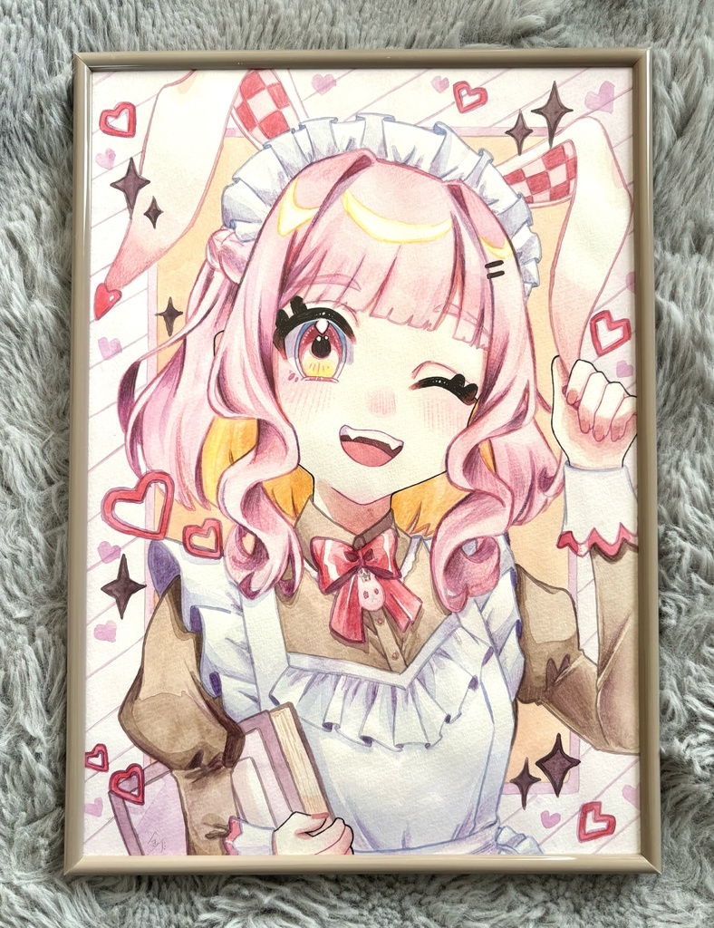 原画(うさ耳メイドさん)