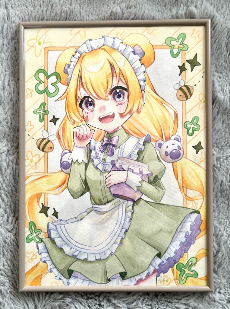 原画(熊耳メイドさん)