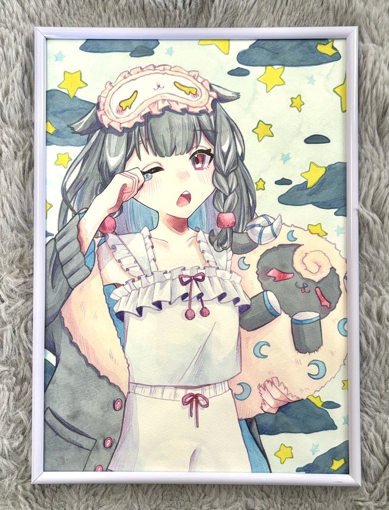 原画(羊ぬいちゃん)