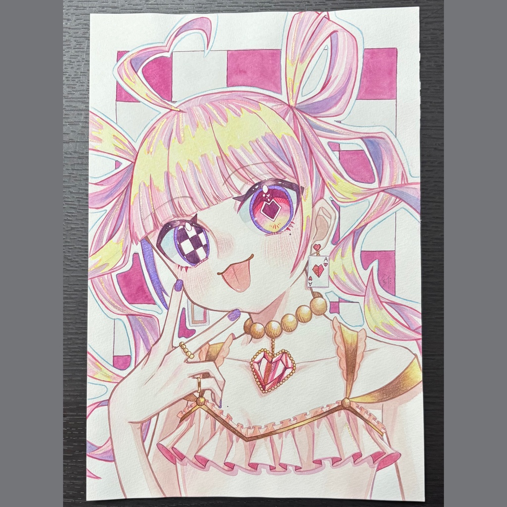 原画¦記号目シリーズ❤️♦️♣️♠️⭐️⚡️