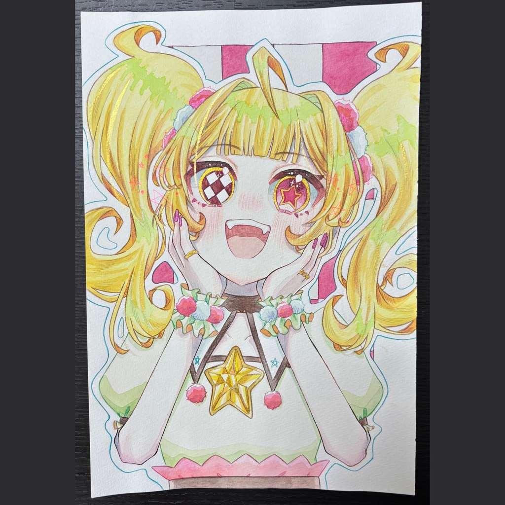 原画¦記号目シリーズ❤️♦️♣️♠️⭐️⚡️