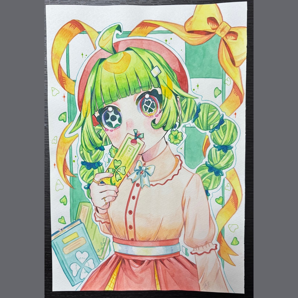 原画¦記号目シリーズ🍀🌀🌙🍎🌸❄️