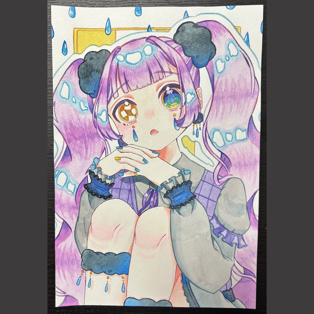 原画¦記号目シリーズ🍩💊💧🐰🥚🐱