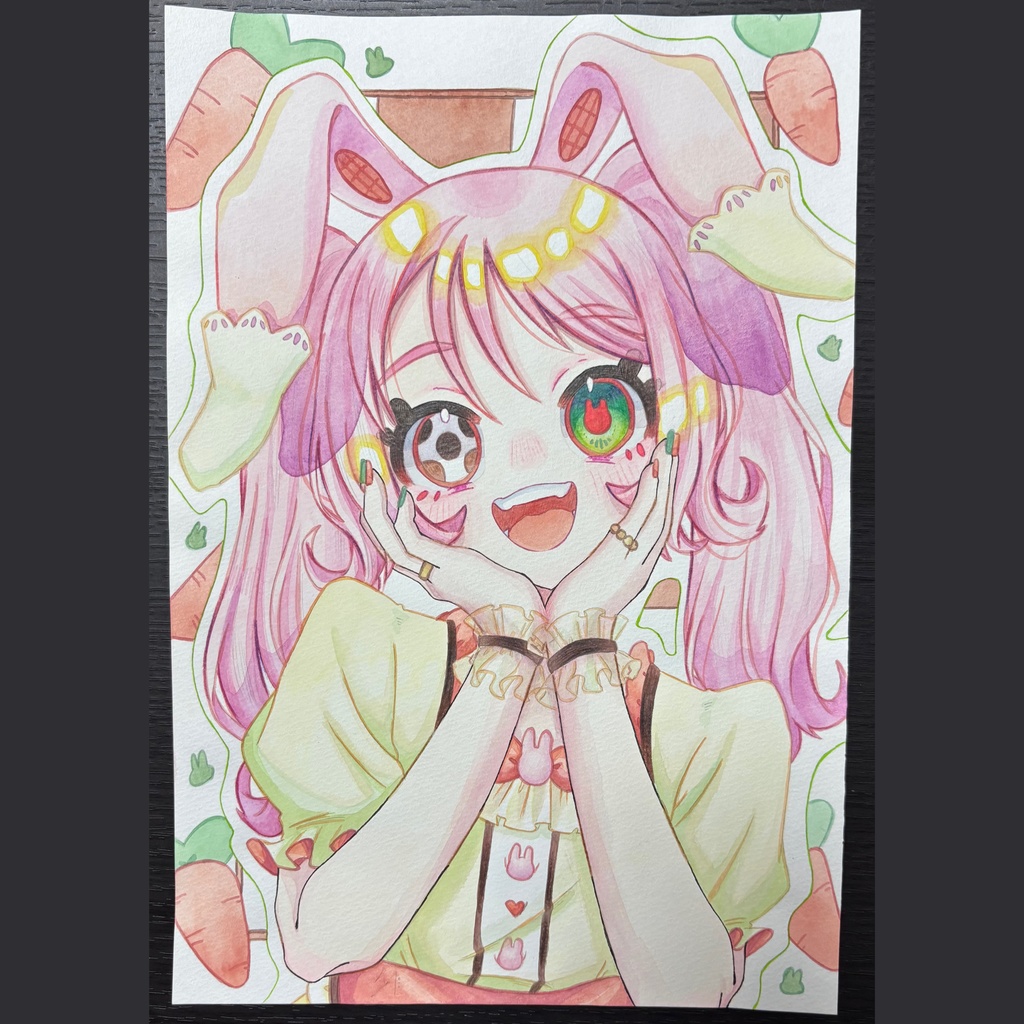 原画¦記号目シリーズ🍩💊💧🐰🥚🐱