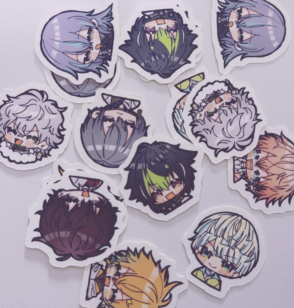 MECHATU-A ステッカー 8種セット にじそうさく11