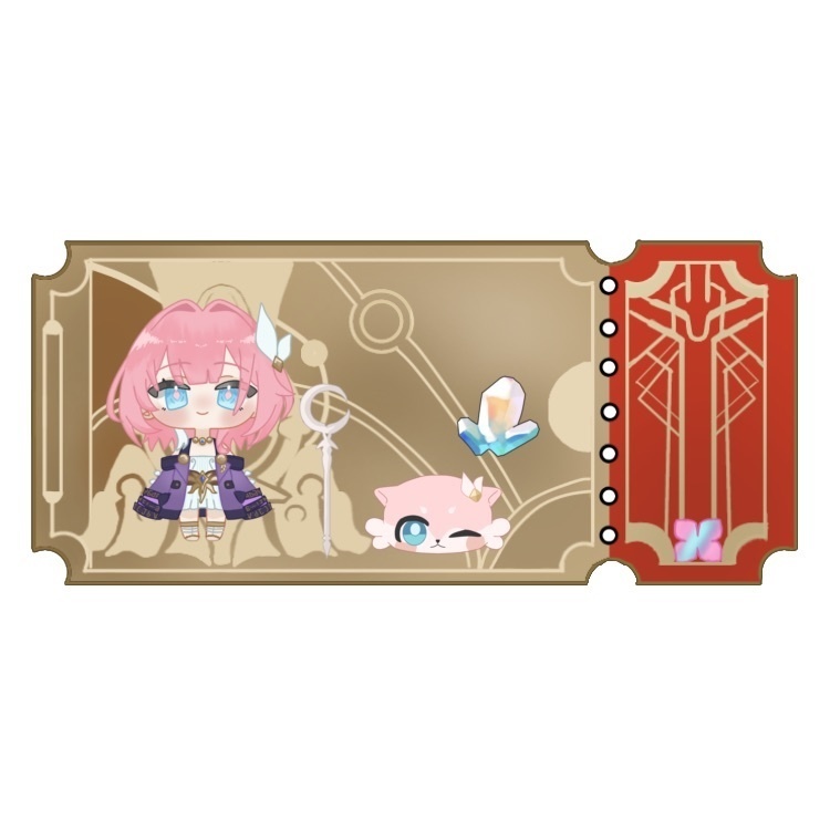 シャカシャカアクリルキーホルダー【キュレネ】