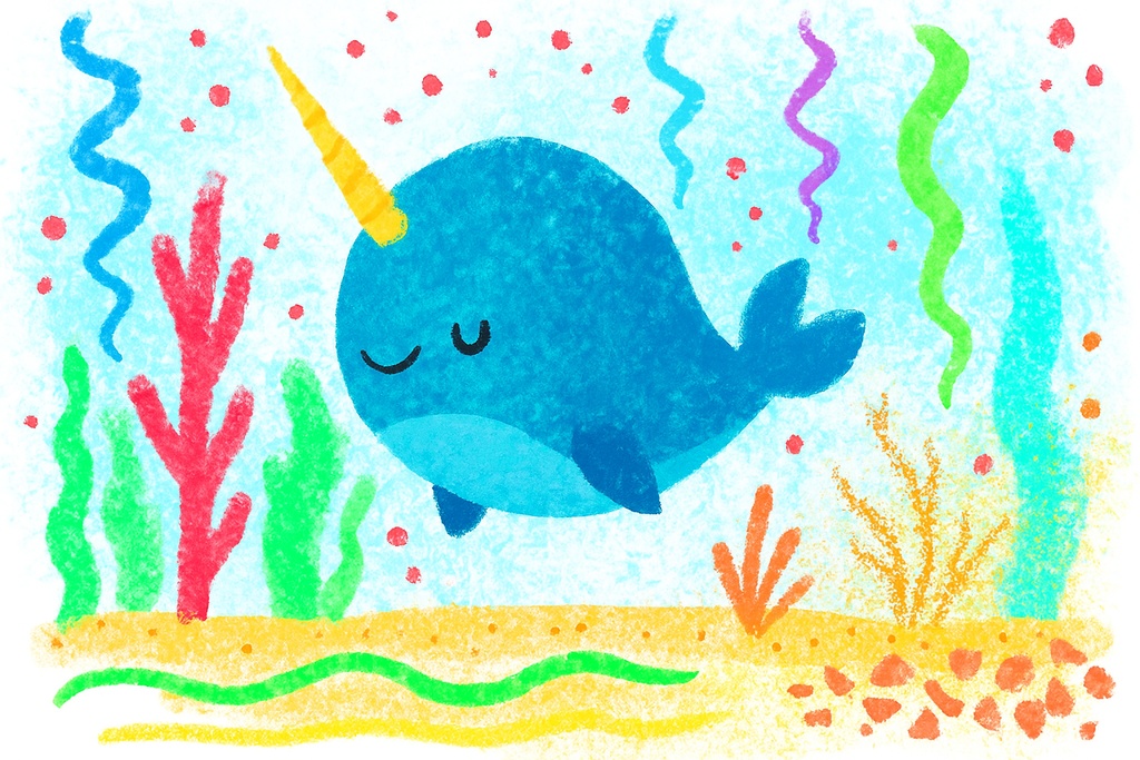 Procreate 混合メディア質感ブラシ&スタンプパック(ウォーターカラー/パステル/ドライブラシ/ステップル/マーカー/ライナー)