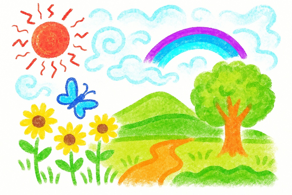 Procreate 混合メディア質感ブラシ&スタンプパック(ウォーターカラー/パステル/ドライブラシ/ステップル/マーカー/ライナー)