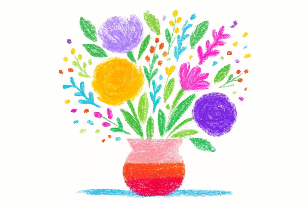 Procreate パステル&チョーク質感ブラシセット(ドライブラシ/ソフトシェーダー/水彩ウォッシュ/グレイングライン)