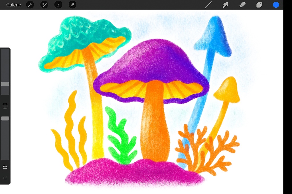 Procreate 質感ブラシ&スタンプセット|パステル・チョーク/ドライブラシ/キャンバステクスチャ/ハーフトーン/エアブラシ