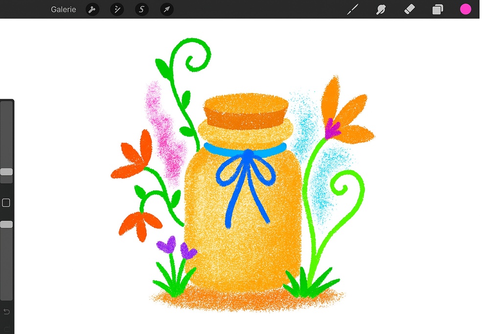 Procreate パステル/チョーク質感ブラシセット|クレヨン/ドライブラシ/スプレー点描/ノイズグレイン/エアブラシ/ラフライナー