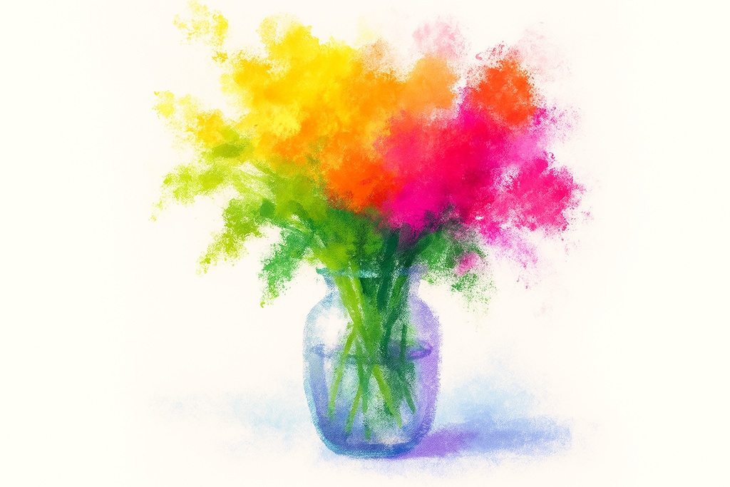 Procreate 水彩テクスチャブラシセット|ウェットエッジ/スプラッター点描/スポンジ粒子/ドライブラシ/ソフトウォッシュ