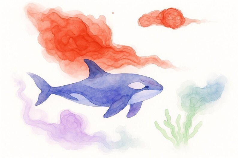 Procreate アルコールインク風スタンプブラシ|ブルーム/リップル縁/ベイン(細胞模様)/抽象オーガニック形状